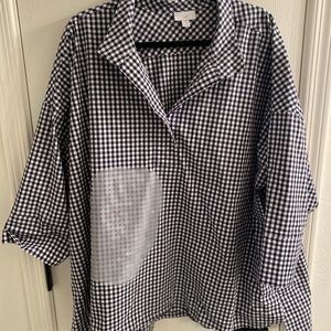 JJill blouse - the white shadow is a reflection:)